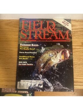 Field & Stream Summer Bass Magazine - FIELD & STREAM July 1990 Summer Bass